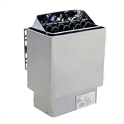 ECO-WORTHY 6KW 110V Electric Heater Sauna Stove Stainless Steel with Controller for Home Bath Room Shower Spa