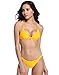 SHEKINI Women's Triangle Bikini Bathing Suits (Large/(US 12-14), Yellow)