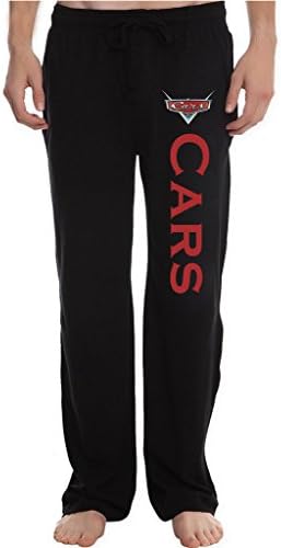 LJY Men's Cars Lounge Pajama Pants XL Black