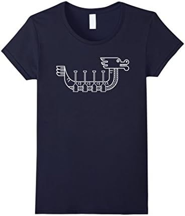 Womens Dragon Boat Shirt: Team Crew Festival Boating T-Shirt Small Navy