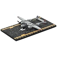 Hot Wings P-38 Lightning with Connectible Runway Die Cast Plane