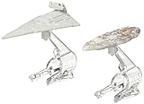 Hot Wheels Star Wars Starship Star Destroyer vs. Mon Calamari Cruiser Vehicle 2-Pack