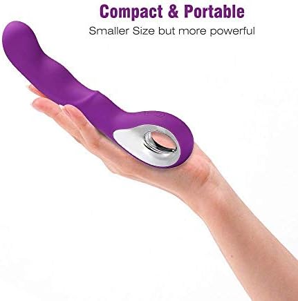 USB Charging 10-Speed V'ib'ra'tor Modes Mini Electric Waterproof for Women - Men Back Waist Legs Shoulder Massage Relieve Fatigue Purple