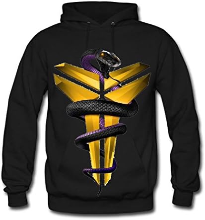 QILEI Fashion Printing Customized Kobe Bryant Men's Classic Hoodie Sweatshirt XX-Large Black