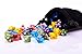 42 Polyhedral Dice for Dungeons and Dragons, RPG, or Math Dice| 6 Complete Sets Include 4 Sided, 6 Sided, 8 Sided, 10 Sided, 12 Sided, 20 Sided and Percentile Dice |Free Large Velvet Dice Bag