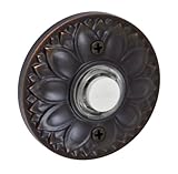 Fusion Hardware BEL-D8-ORB Designer Collection Floral Doorbell, Oil Rubbed Bronze, 1-Pack