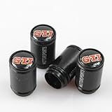 Stunning Quality Black Extra Long Metal VW VolksWagen GTI Tyre Valve Dust Caps with gift box