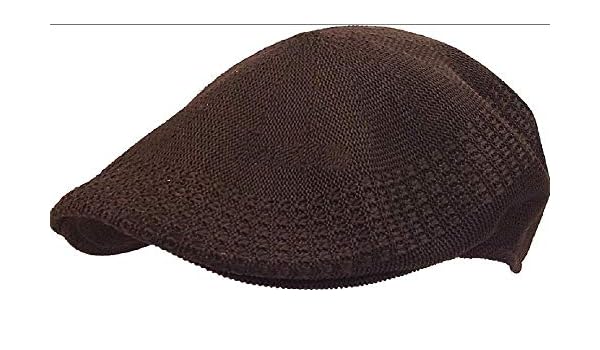 crochet flat cap