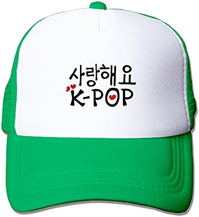Love Kpop In Korean Txt Vector Art Mesh Hat Trucker Hat
