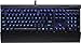CORSAIR K70 LUX Mechanical Gaming Keyboard - Backlit Blue LED - USB Passthrough & Media Controls - Linear & Quiet - Cherry MX Red