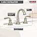 Delta Lorain Stainless 2-Handle Widespread WaterSense Bathroom Faucet (Drain Included) Item # 749680 Model # 35716LF-SS-ECO UPC # 034449810425