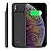LifeePro LifeePro Compatible Iphone Xs Max (2018) Battery Case, 6000Mah Rechargeable External Backup Charger Pack Slim Extended Portable Power Bank Extra Shockproof Protective Cover For Iphone Xs Max, 6.5