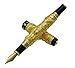 Asvine Dragon Fountain Pen，Golden Calligraphy Pens, Writing Instruments, Medium Nib Executive Business Gift Pen