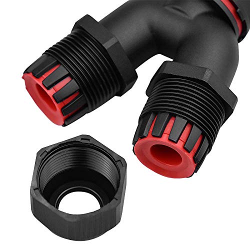 2 Stück Kabelverbinder Wasserdicht IP68 3 Polig Y-Form für Ø6-12 mm Kabeldurchmesser Verteilerdose Außen Erdkabel… – Bild 6