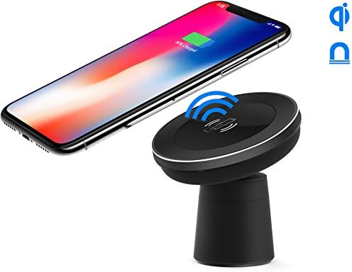 10W Magnetic Cell Phone Car Charger, Wireless Car Phone Charger for Apple iPhone X/iPhone 8/iPhone 8 Plus/Samsung Galaxy Note 8/S8/S8 Plus All Qi-Enabled Devices,Quick Charger 3.0 by MSDUSA