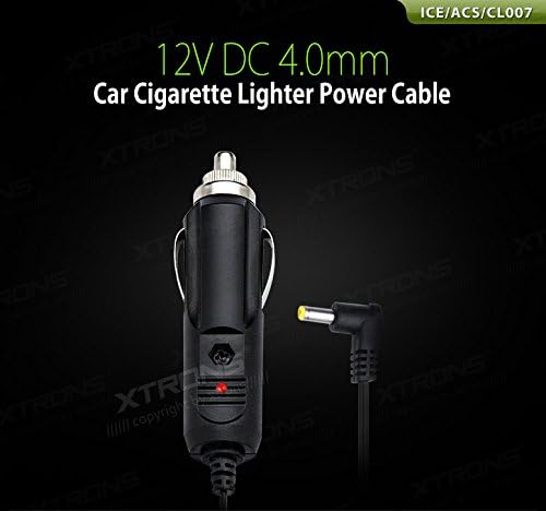Xtrons® 1PCS Car Cigarette Lighter Power Cable Car 10.1" HDMI Headrest DVD Player (HD101/HD101T), black - Image 3