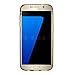 S7 Case, ACMEBOX [Slim Thin] Anti-Shock TPU Gel Rubber Thin Flexible Soft Bumper Silicone Protective Case Cover for Samsung Galaxy S7 -(Clear Gold)