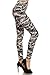 N369-OS Gray Jay Printed Stylish Leggings, One Size
