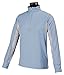 TuffRider Women's Ventilated Technical Long Sleeve Sport Shirt with Mesh, Glacier Blue, Large
