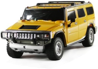 Remote Control RC 1/27 Scale Hummer H2 SUV Yellow