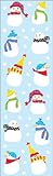 Mrs. Grossman's Stickers-Tiny Snowmen