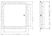 DW-5040 Acudor 12 x 12 Flush Access Panel with Drywall Bead Flange