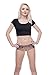 Ababalaya Womens' 3D Animal Print Cute Briefs with Ears, Squirrel,S