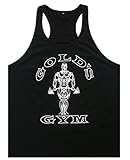 Eastabile Mens Gym Tank Tops Bodybuilding Fitness Workout Vest Tanks (M, Black)