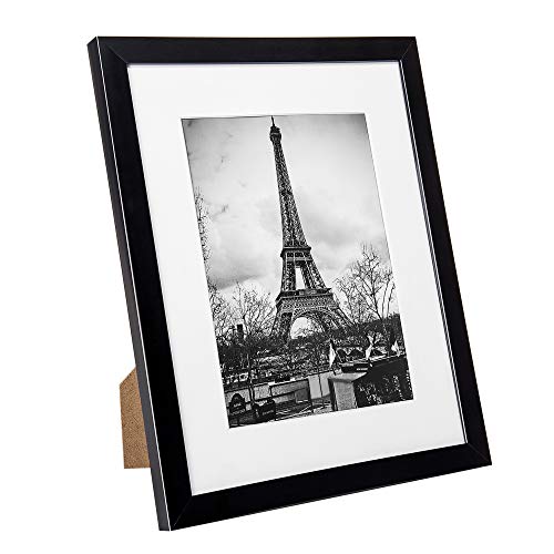 upsimples-8x10-Picture-Frame-Set-of-10Display-Pictures-5x7-with-Mat-or-8x10-Without-MatMulti-Photo-Frames-Collage-for-Wall-or-Tabletop-DisplayBlack