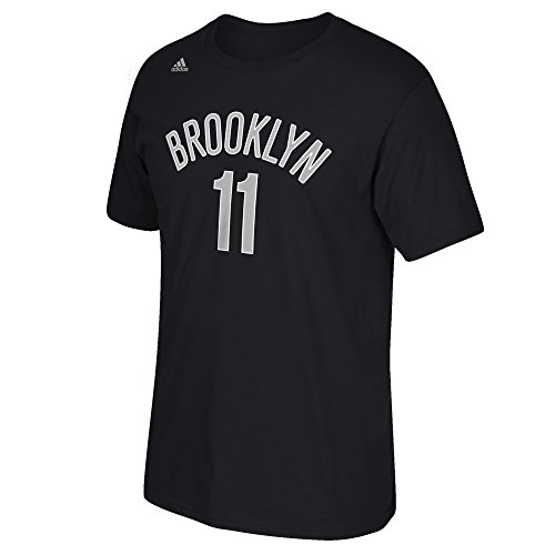 NBA Brooklyn Nets Brook Lopez #11 Men's Game Time Short Sleeve Go-To Tee, Large, Black