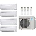 39,000 Btu 17.7 Seer Daikin Ductless Mini Split Heat Pump System - 7K-7K-7K-18K 4MXS36RMVJU - (3) CTXS07LVJU - FTXS18LVJU