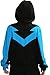 XCOSER Nightwing Hoodie Jacket Sweatshirt Costume for Halloween