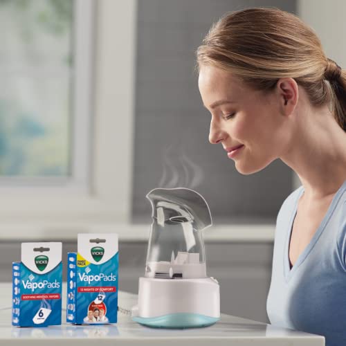 Vicks Personal Steam Inhaler, V1200, Face Steamer or Inhaler with Soft