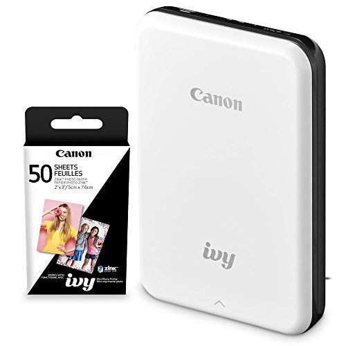Canon Ivy Bluetooth Mini Mobile Photo Printer (Slate Gray) with