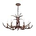 YHF Resin Antler Chandeliers 6 Light 30.7