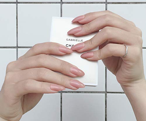 Simple Nude Nail Tips Stiletto False Nails for Girls - Thumbnail 2