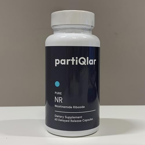 partiQlar NR Supplement - High Purity Nicotinamide Riboside Capsules - NAD+ Booster for Anti-Aging, Cellular Energy & Repair - Alternative to NMN - 60 Veggie Capsules