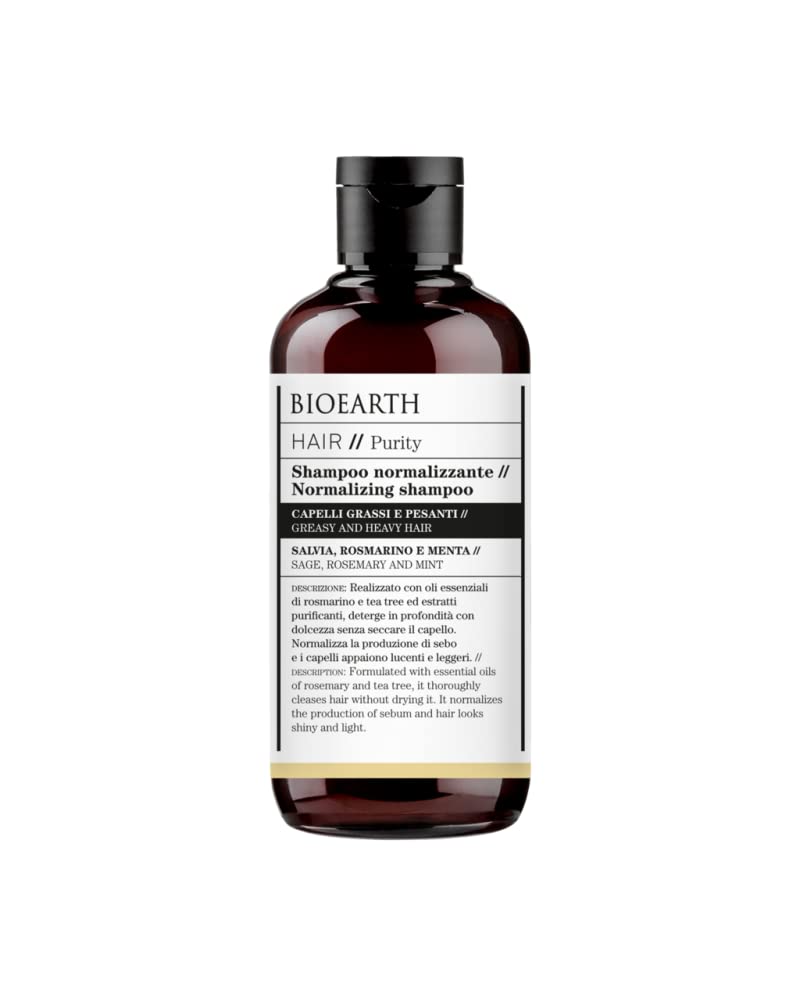Bioearth Hair 2.0 Shampoo Normalizing for Hair Oily and Heavy Duty - 250 ML
