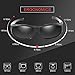 Unisex Wear Over Prescription Sunglasses - Polarized Fit Over Sun Glasses (Bright Black, Grey)