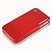 CaseCrown Lux Glider Case for Apple iPhone 4 and 4S - Red Garnet