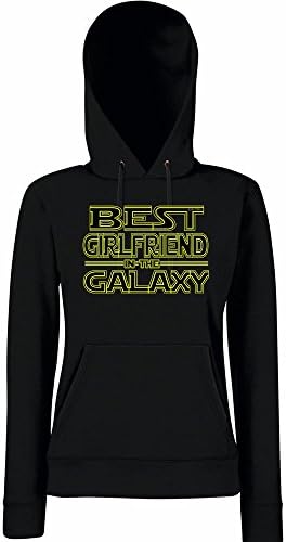 Womens Funny Hoodies-Best Girlfriend Galaxy Star Wars Inspired-Hooded Sweatshirt