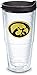 Tervis Made in USA Double Walled University of Iowa UI Hawkeyes Insulated Tumbler Cup Keeps Drinks Cold & Hot, 16oz Mug, Primary Logo