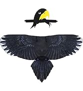 Bird-Costume-Parrot-Wings for Kids with Bird Mask, Boys Girls Eagle Dress-up Halloween Party Favors