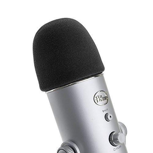 SUNMON Microphone Foam Windscreen Cover, Perfect Mic Pop Filter