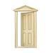 Exterior Solid Wood Door With Steepletop 1/12 Dollhouse Miniature by Generic