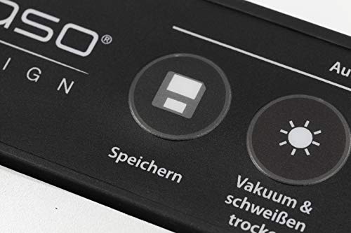 CASO GourmetVAC 480 – Vakuumierer, verlängern Sie die Haltbarkeit Ihrer Lebensmittel, doppelte Schweißnaht, Kolbenpumpe… – Bild 6