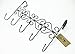 Huji Sturdy Over The Door 5 Hooks Clothes Hanger for Coats Hats Belts Organization Storage for Office or Home (1 Pack, Over The Door Hanger)