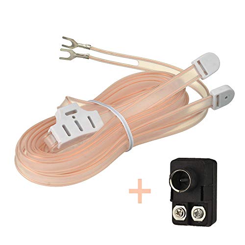 FM Dipole Antenna Indoor 75 Ohm + 300-ohm to 75-ohm Transformer(Push-On F Type Balun) Kit for Ham Radio Yamaha JVC Sony Bose Natural Sound Stereo Receiver