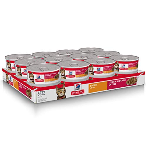 Hill's Science Diet Wet Cat Food, Adult, Light for Healthy Weight & Weight Management, Liver & Chick - //medicalbooks.filipinodoctors.org