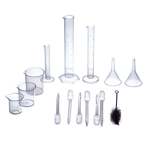 Buy GRN Set of Moulded in Polypropylene plastic Measuring Cylinder